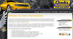 Desktop Screenshot of cookstransmissions.com